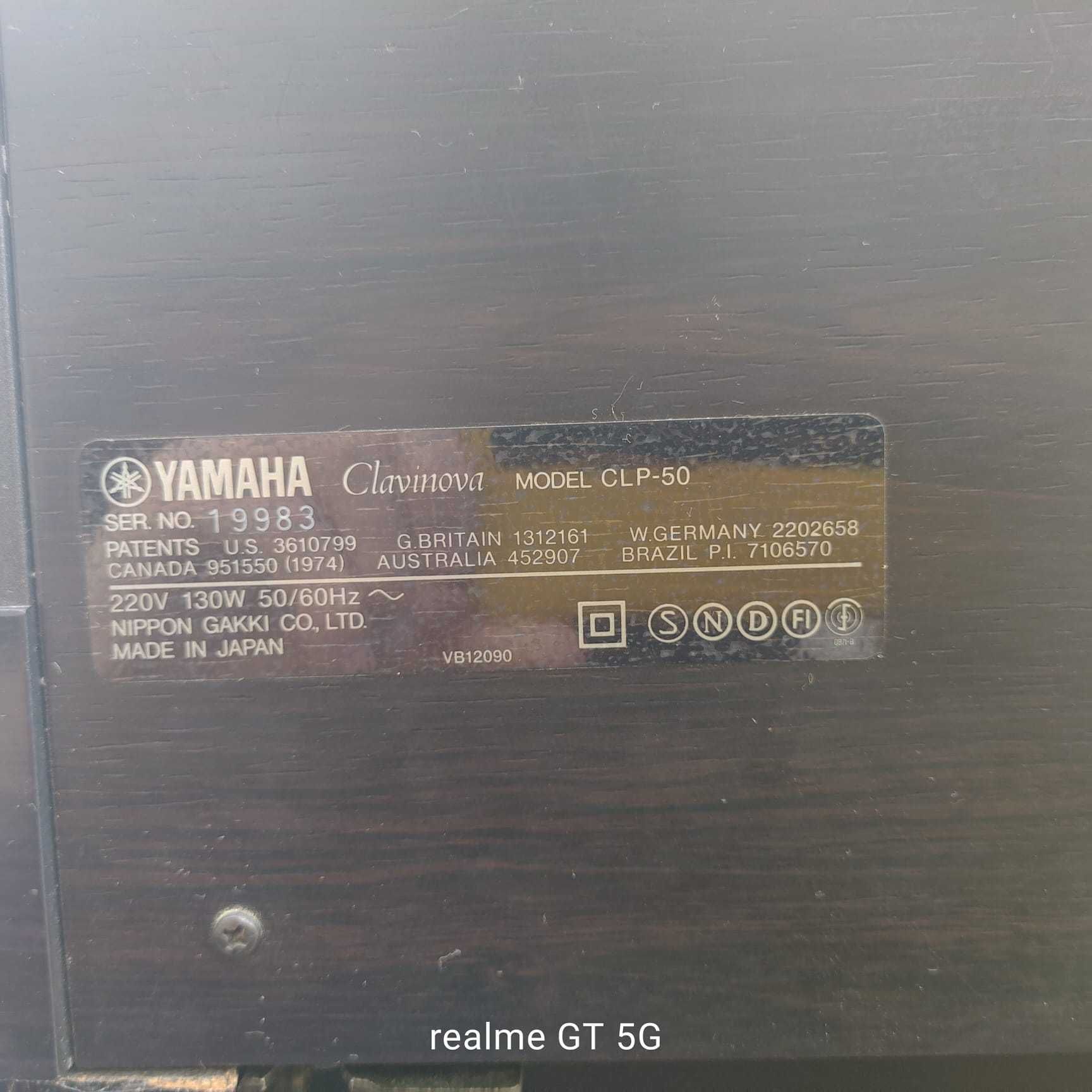 Yamaha Clavinova CLP-50
Pian digital/1986
