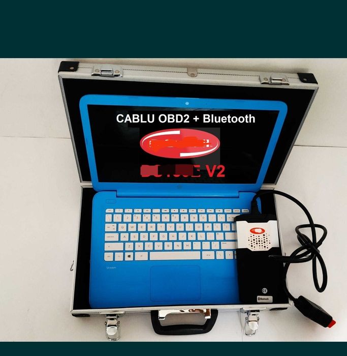 Tester auto Universal 12/24v + Laptop, Turisme si Camioane Full Soft