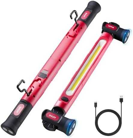 Магнитна LED лампа за ремонт гараж кола къмпинг аварии 4400mA 3 режима