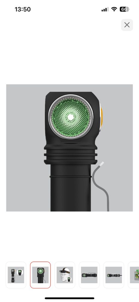 Armytek WIZARD C2 WG MAGNET зеленый белый