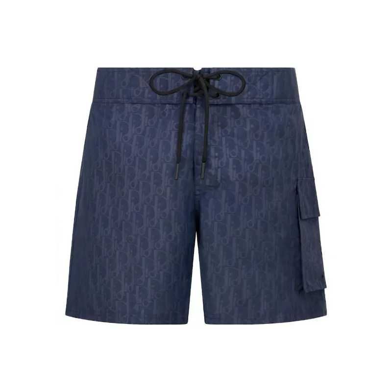 DIOR FW23 Beach Shorts Men's Marine Blue бански