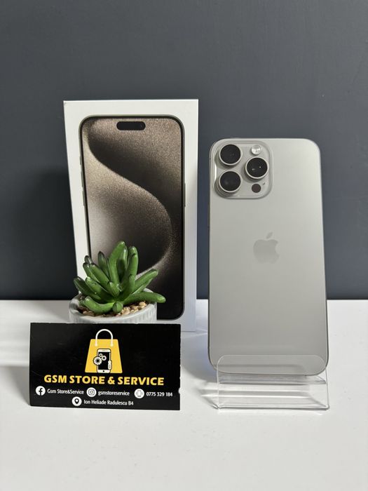 Iphone 15 Pro Max 256Gb Garantie Extinsa Gsm Store&Service