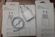 incarcator iPhone fast charge 20w set adaptor priza + cablu incarcare