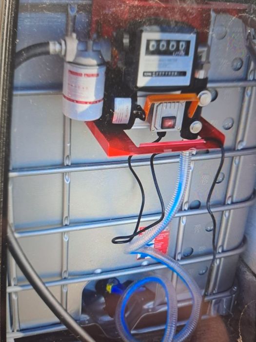 Bazin rezervor 1000lNou cu gar.Pomp de motorina pereti dublu ,german