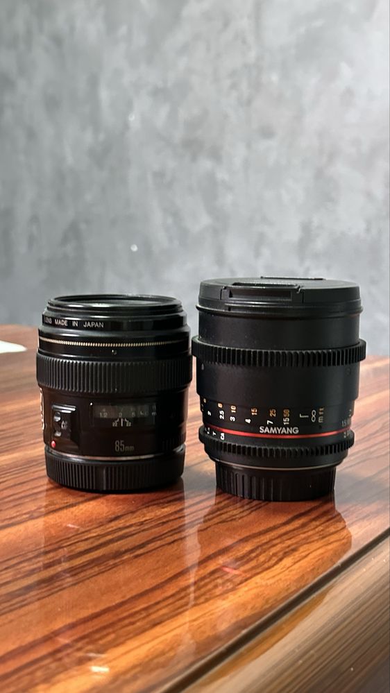 85mm canon 85mm samyang