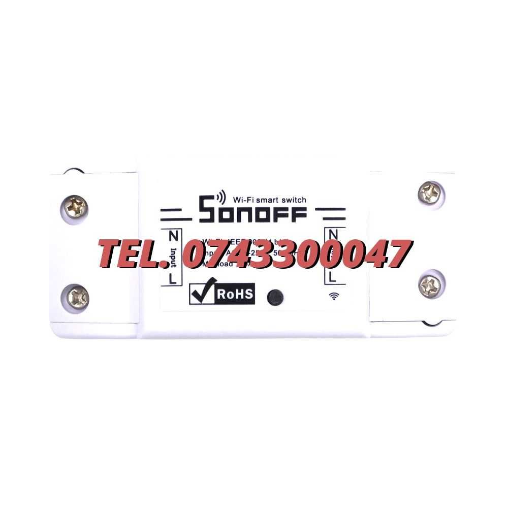 Releu Wireless Sonoff Automatizari Cu Control La Distanta Prin Telefo