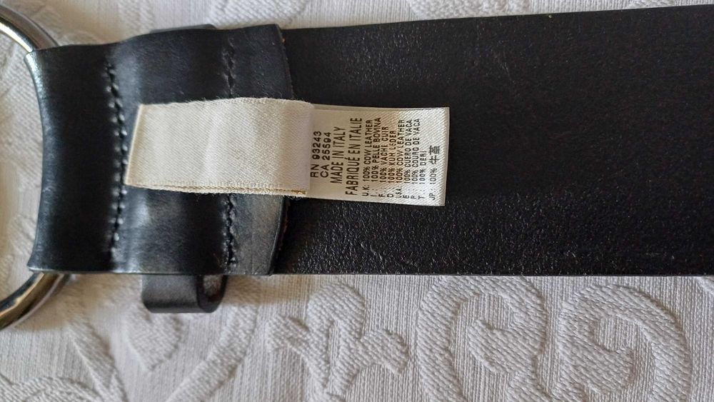 Curea dama,vintage,originala Diesel, din piele naturala neagra