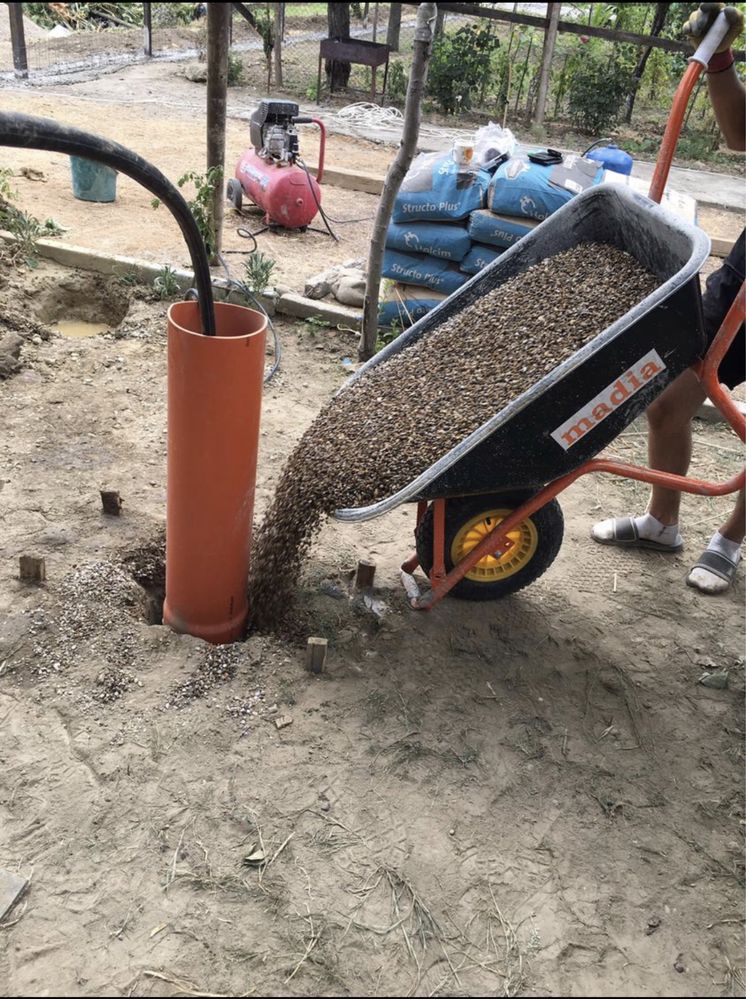 Foraje puturi apa de mica si mare adancime