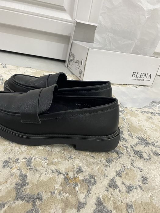 Черные лоферы лофер