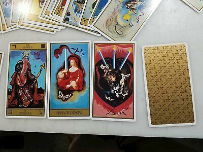 RAR Salvador Dali DELUXE Tarot+Book LIMITED GOLD Edition box set SIGIL