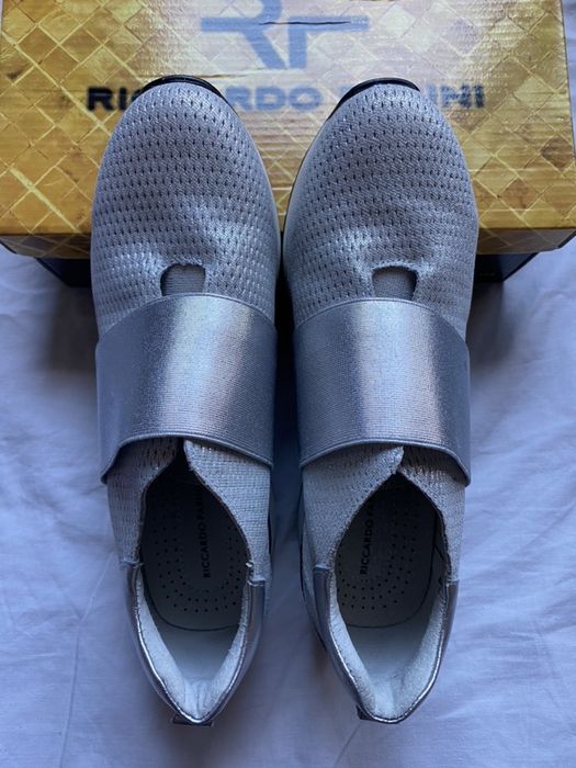 Обувки естествена кожа Riccardo Farina 40номер. Обувани веднъж за поло