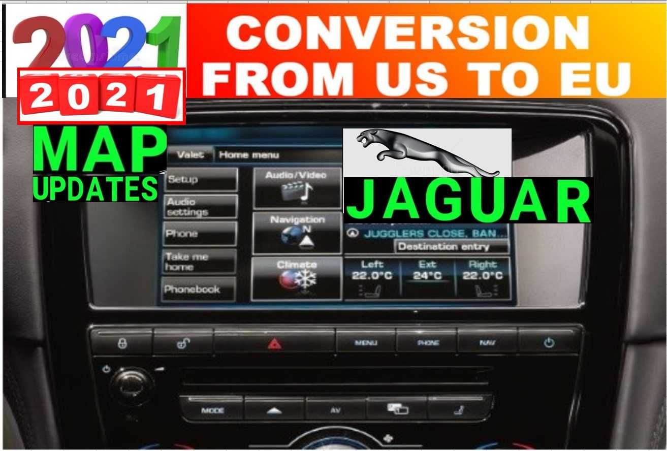 Актуализация картa Европа Range LandRover Jaguar Incontrol Touch Ягуар