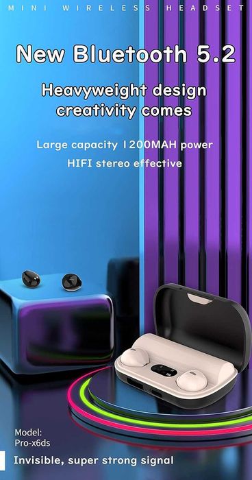 Мини невидими слушалки за уши