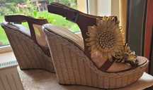 Vand sandale cu platforma Nine West