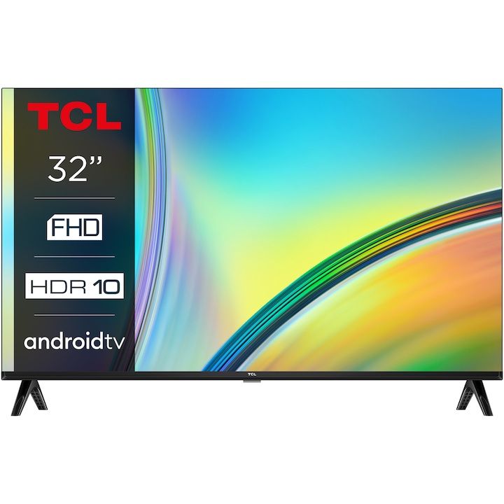 Televizor TCL LED 32 Inch, 80 cm, Smart Android TV, Full HD, Nou