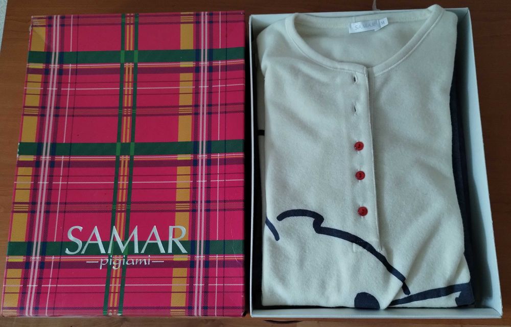 Pijama dama SAMAR, masura M, noua, in cutie