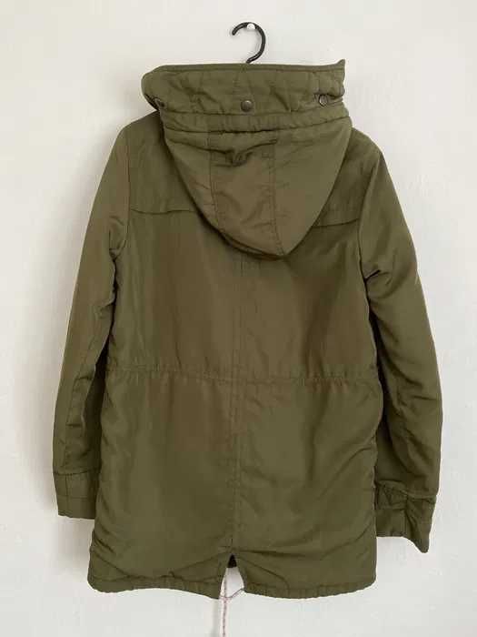 Geaca Pull and Bear, culoare verde