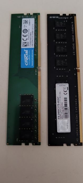 2 module memorie PC 8Gb-2x4Gb/2133 DDR4 Crucial perfecta stare.