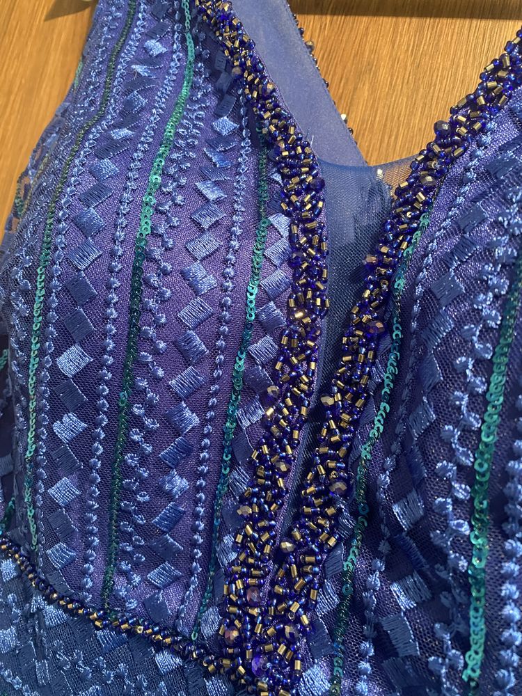 Rochie eleganta de seara, lunga, cu crepatura