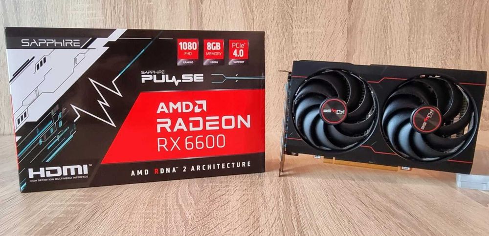 Видеокарта - /Sapphire Pulse AMD RX6600/8GB GDDR6/128Bit/