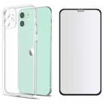 Iphone 11 11 PRO 12 PRO MAX Husa Silicon Cam Case + Folie Sticla Stone