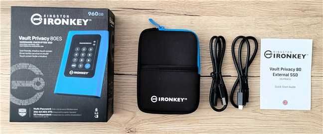 Kingston IronKey Vault Privacy 80 - SSD portabil/extern [criptat]