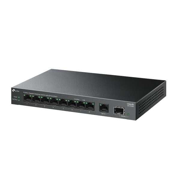 Tp Link LS1210gp |9 портовый коммутатор с (8 портов PoE+) и портом SFP