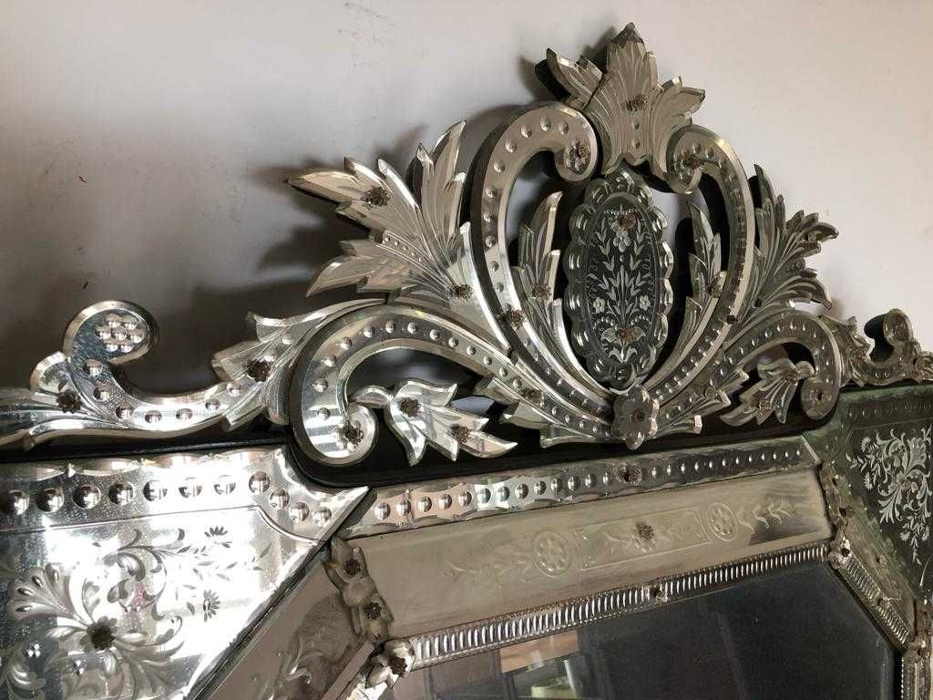 oglinda traditionala argintie 110/80 cm