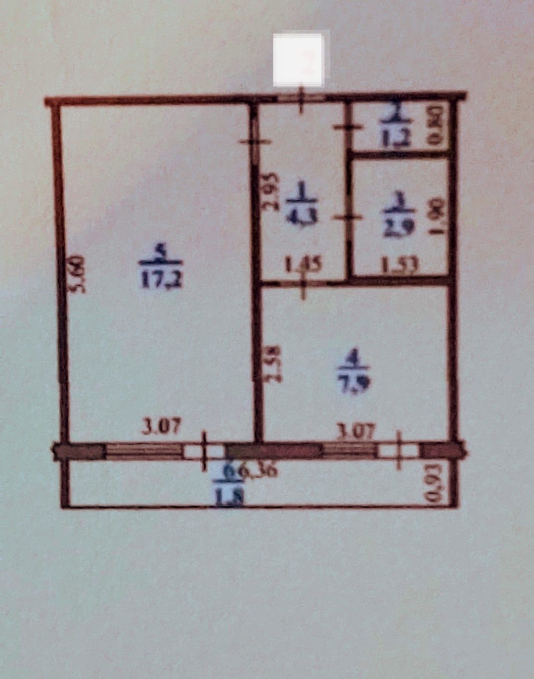 Продаётся 1-я квартира, 6 мкр.