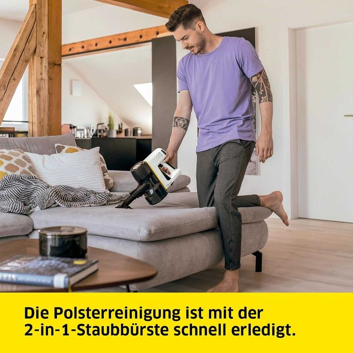 Нова Безкабелна Вертикална Прахосмукачка Karcher VC 4 1.198