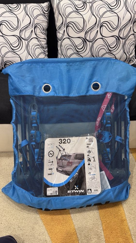 Като нов - багажник за 3 велосипеда Decathlon 320