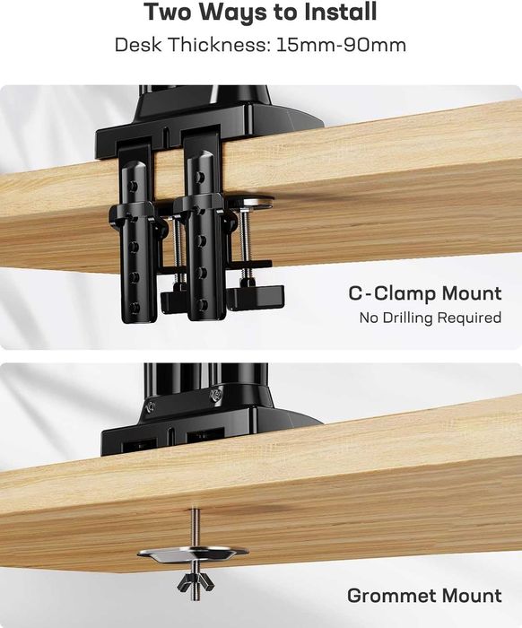 Suport birou pentru 2 monitoare de 33-81 cm, 13-32 inci, Pret FIX !