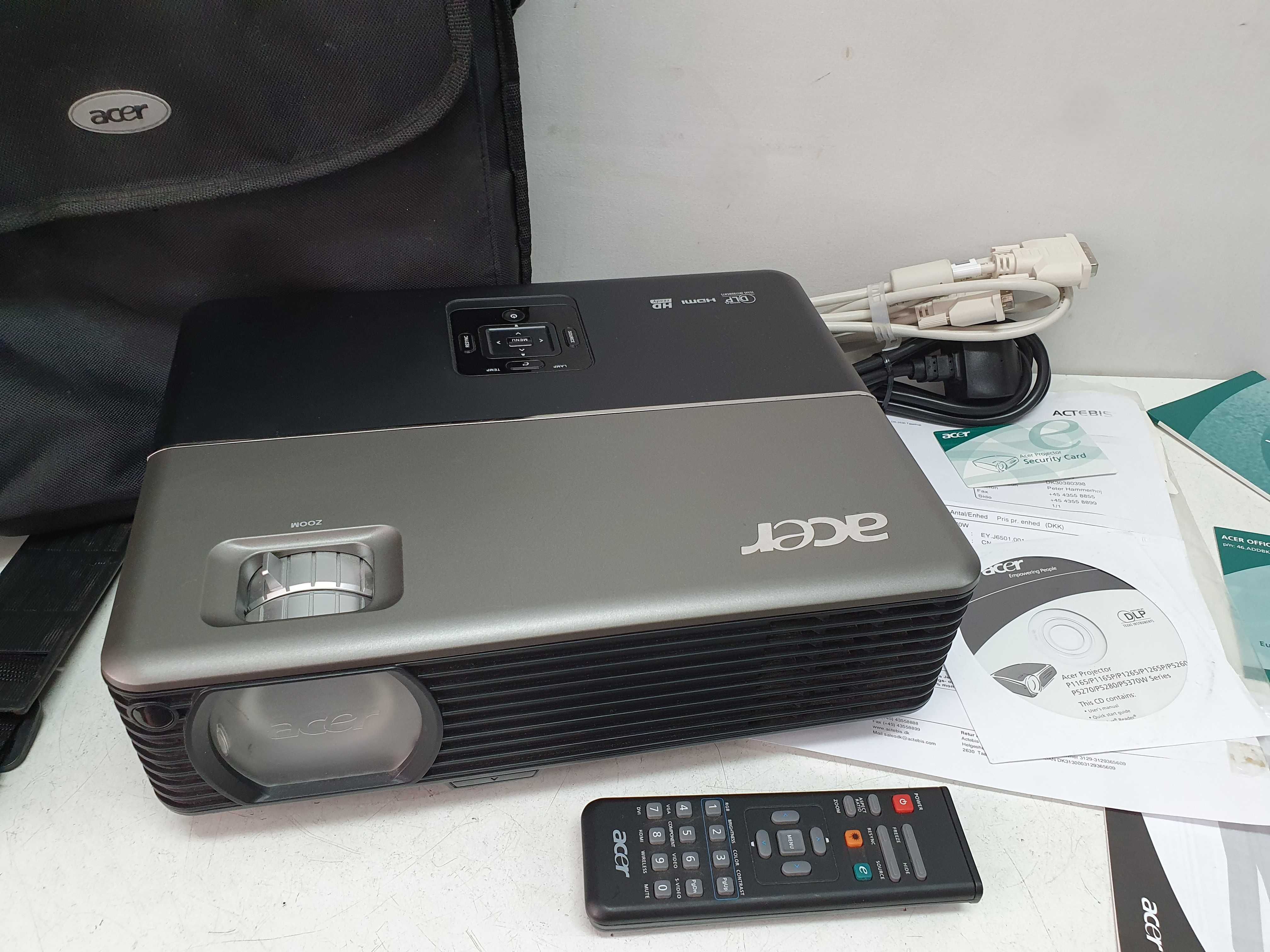 Acer P5370W filme DLP HDMI Texas instruments filme