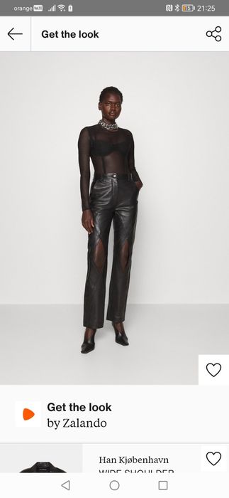 Pantaloni piele naturala Han kjobenhavn