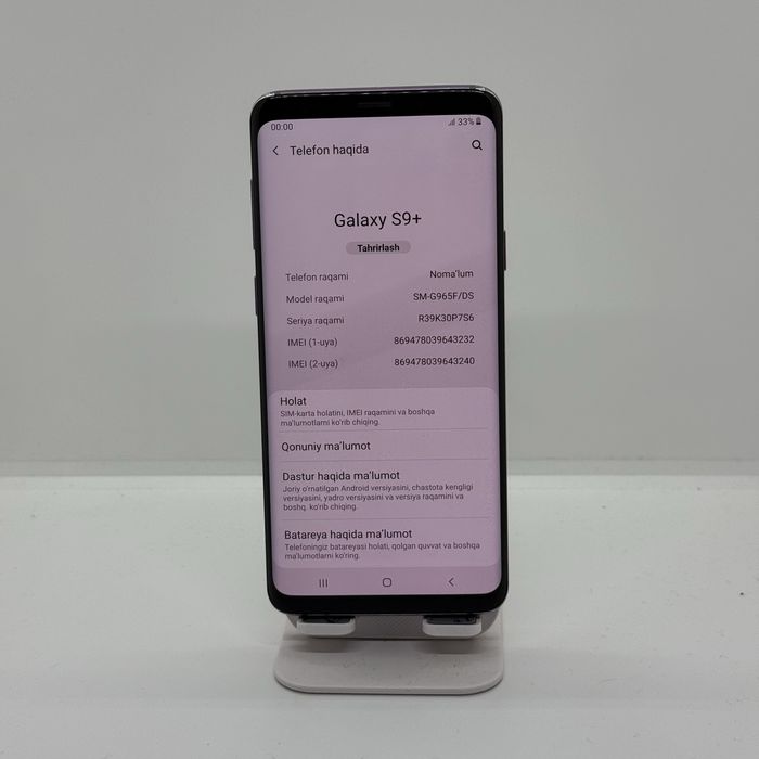 Samsung Galaxy S9+ ideaal 256 Gb