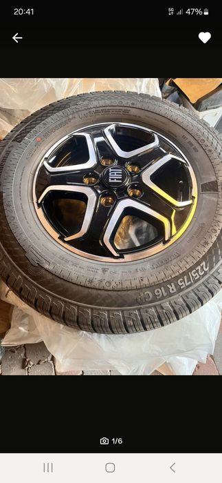 Jante Anvelope Originale Fiat Peugeot Citroen  225 75 16CP