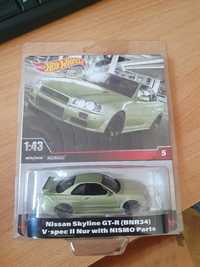 Hot Wheels Nissan Skyline GT-R (BNR34) V·spec II Nür with NISMO Parts