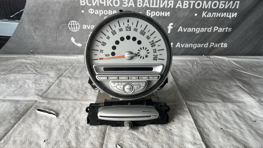 Километраж с радио и CD плеър Mini Cooper R56 (2006-2013)
