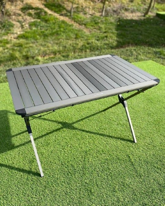Сгъваема маса за къмпинг алуминиева