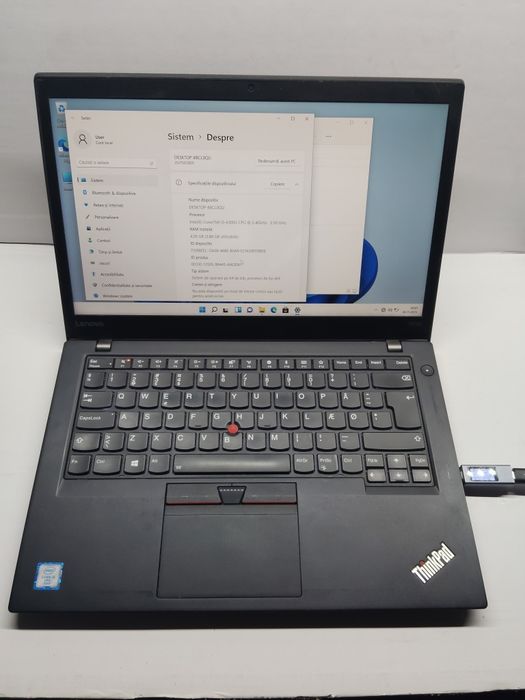 Laptop Lenovo T460S,T470s i5-6300u,4gb RAM ,ssd 128 GB