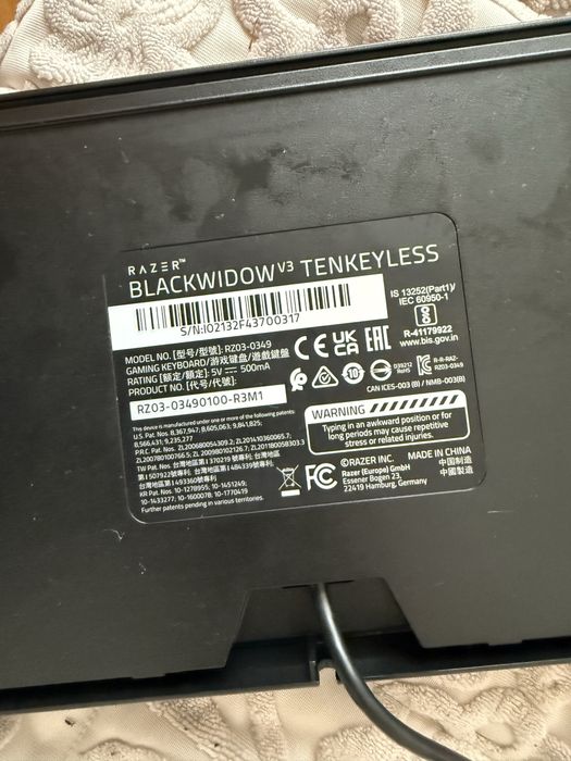Razer Blackwidow v3 tenkeyless
