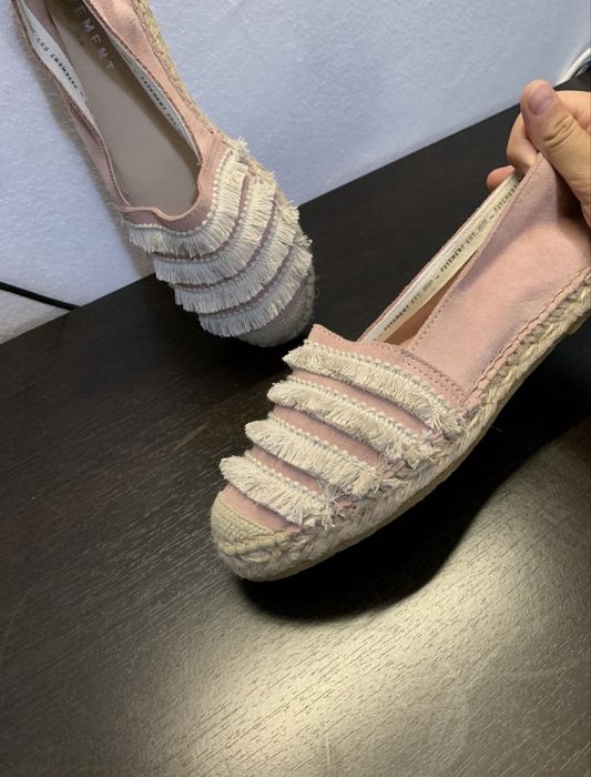 Espadrile noi piele intoarsa marimea 39