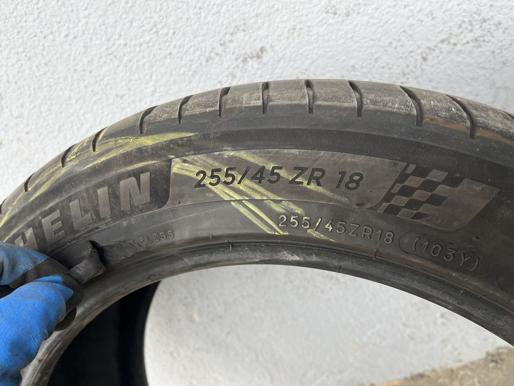 4 бр. летни гуми 255/45/18 Michelin PS4 DOT 0419 4-5,5 mm