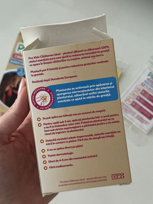 Plasturi contra raului de miscare ProKido Guard noi