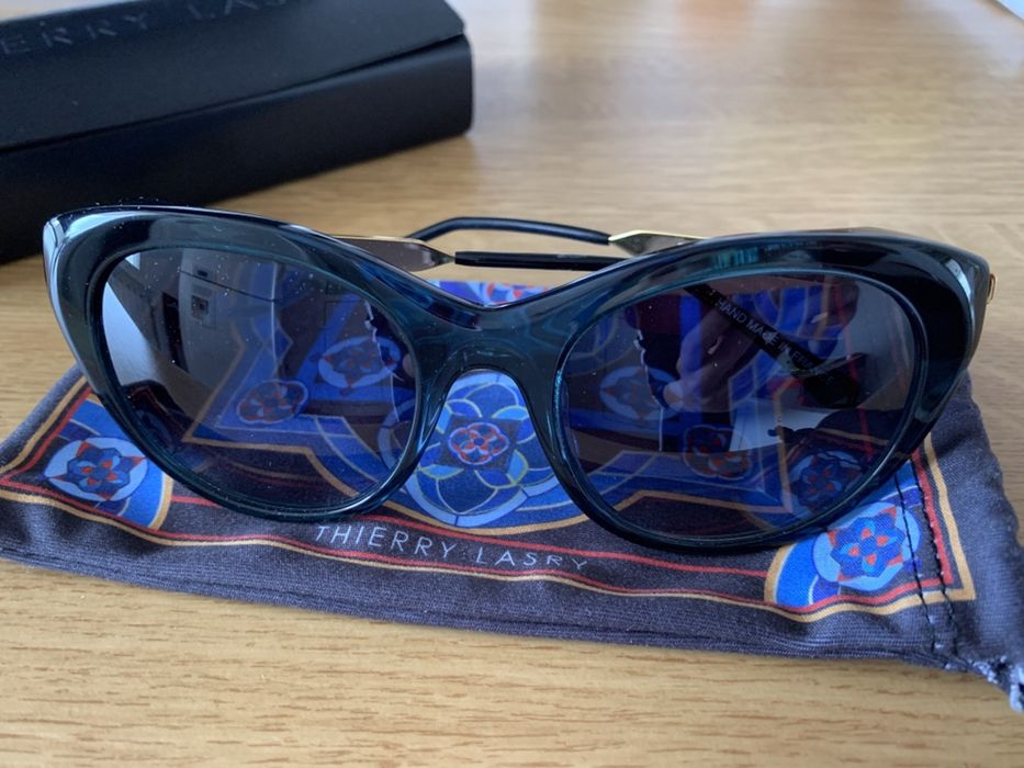 Thierry Lasry котешко око закупени за 850лв слънчеви очила handmade