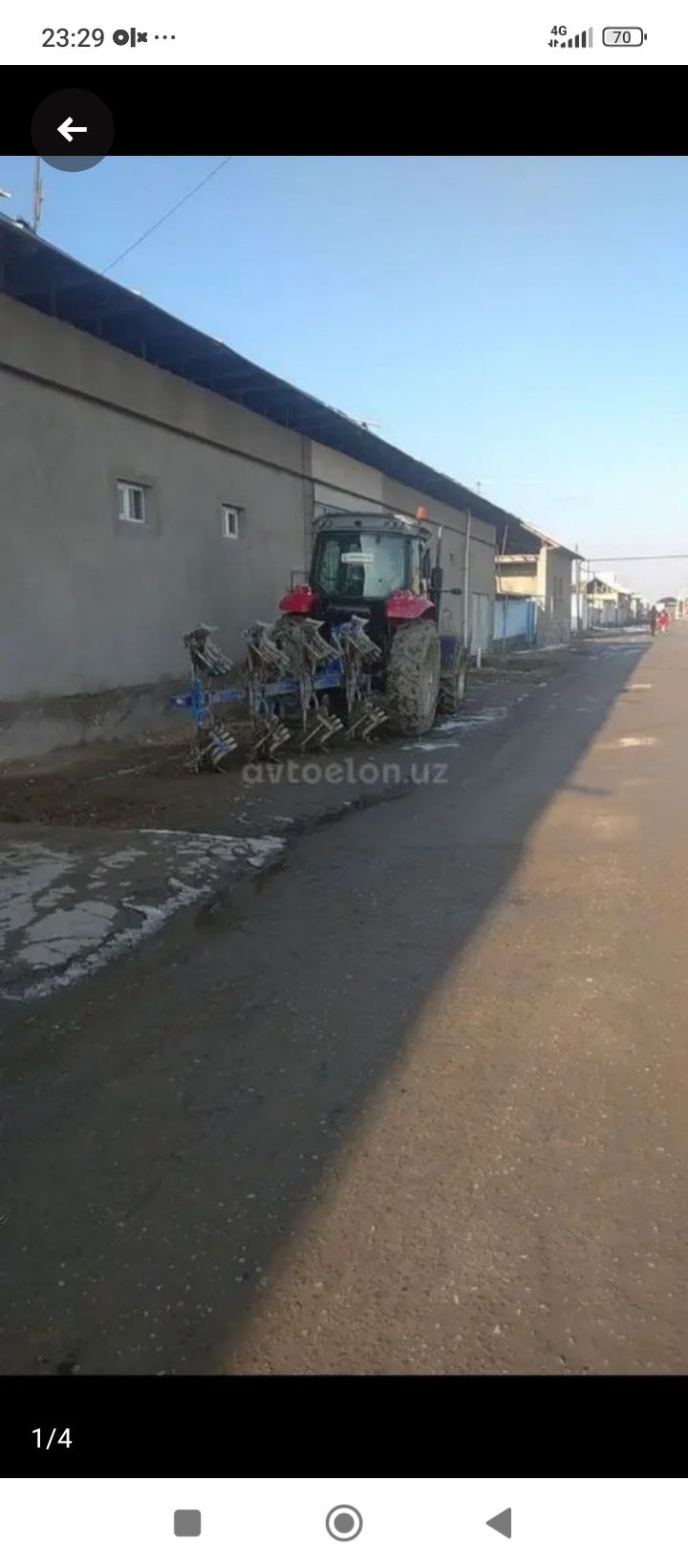 Jinma bir yuz òtista ot kuchi olti yuz soat ishlagan xolati zòr trakto