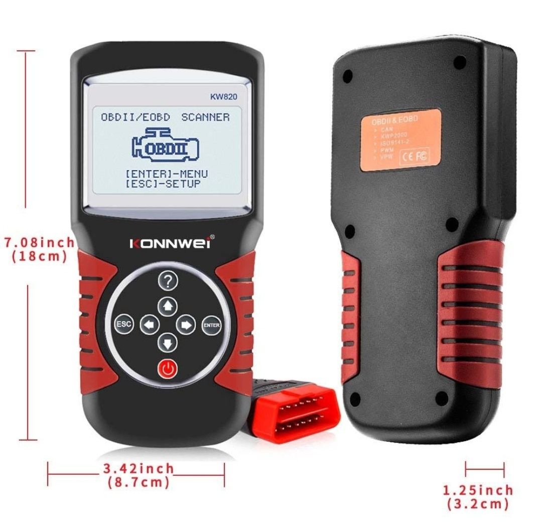 Диагностика за автомобили КONNWEI KW820 OBD2/EOBD