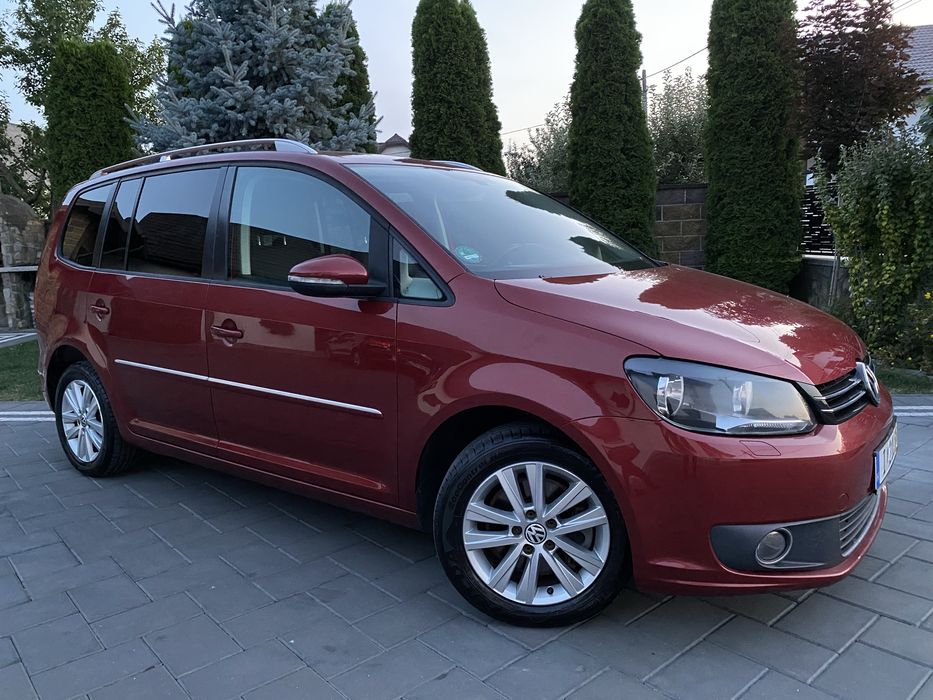 VW TOURAN Highline 2.0-Tdi-140-Cp-7-Locuri ‼️piele ~ Alcantara