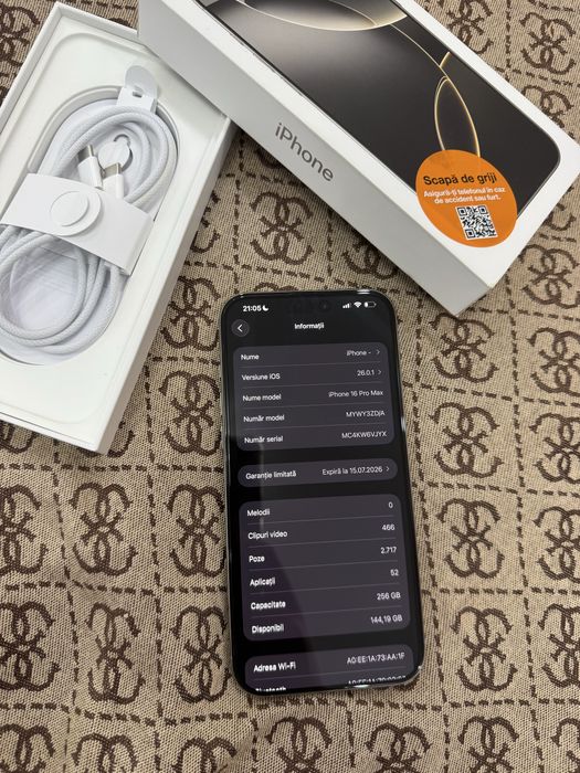 Iphone 16 pro max natural titanium