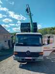 Vând mercedes atego basculabil cu macara